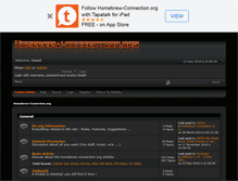 Tablet Screenshot of forum.homebrew-connection.org